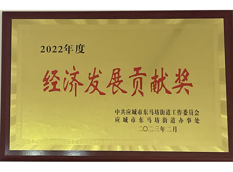 2022年度經(jīng)濟發(fā)展貢獻獎